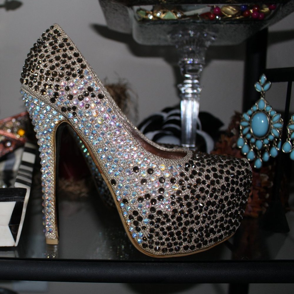 Bella Luna Sparkly Heels